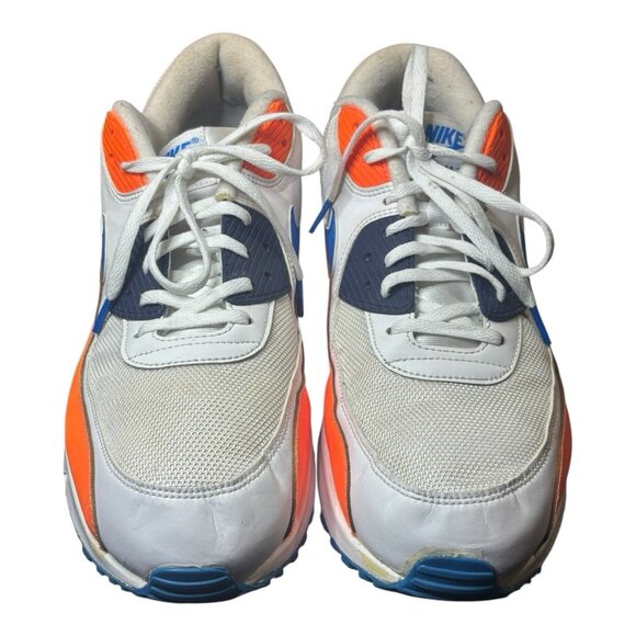 Nike Air Max Essential 90 Sneakers White Orange Blue Mens Size 14 AJ1285-104 main image 10